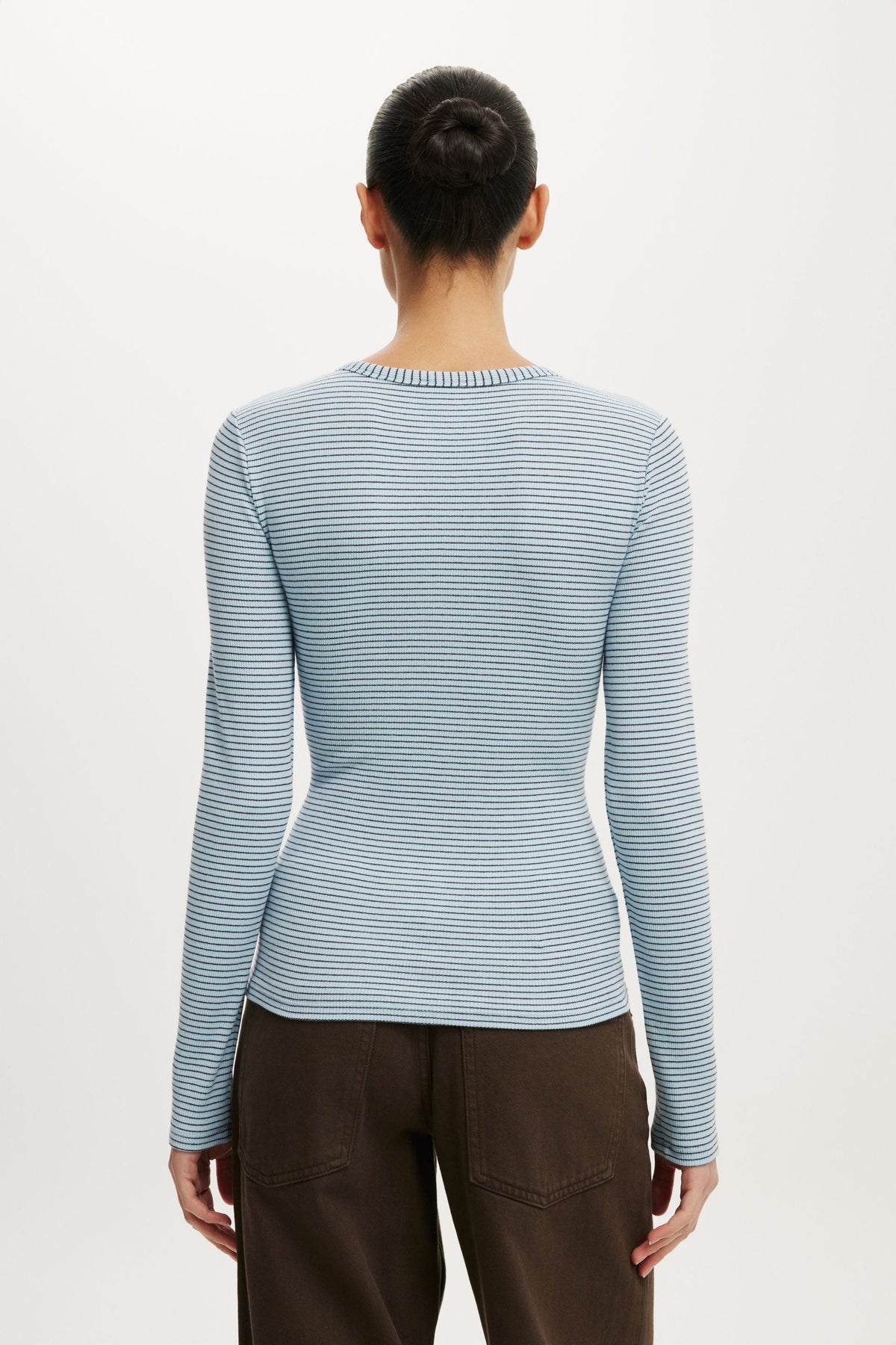 Blake Rib Henley Long Sleeve