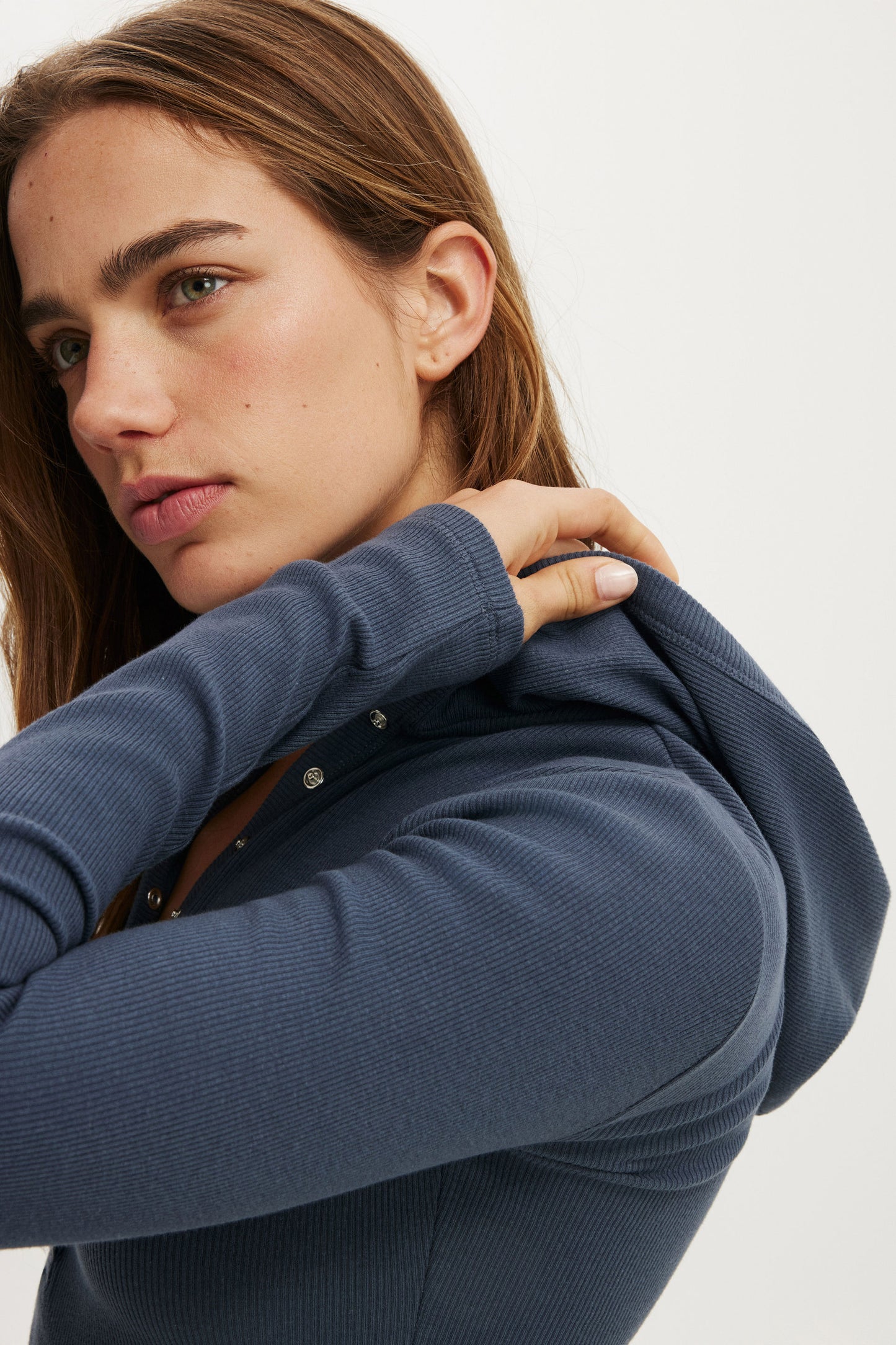 Hooded Blake Henley Long Sleeve