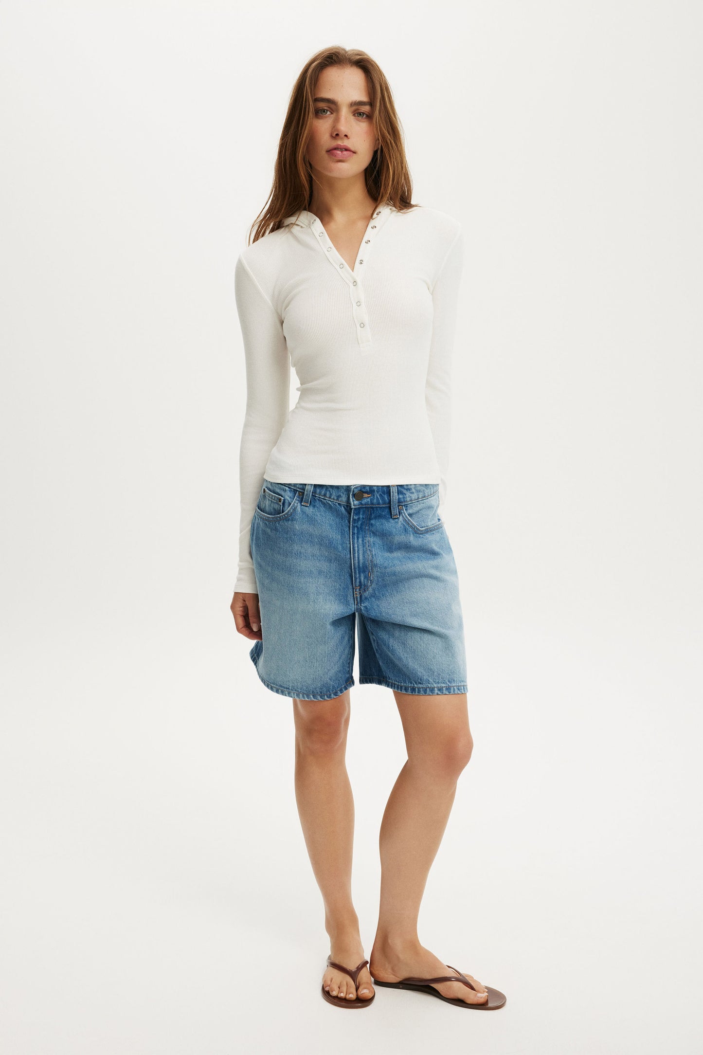 Hooded Blake Henley Long Sleeve