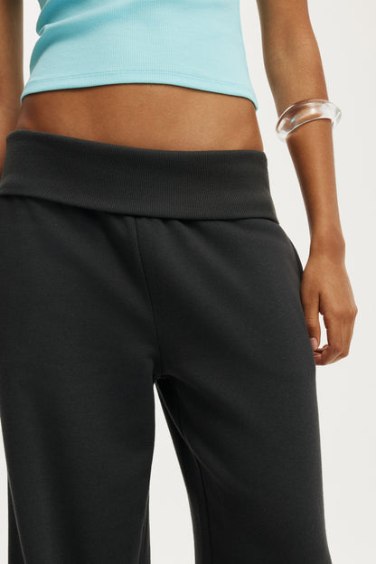Fold Over Waistband Sweatpant