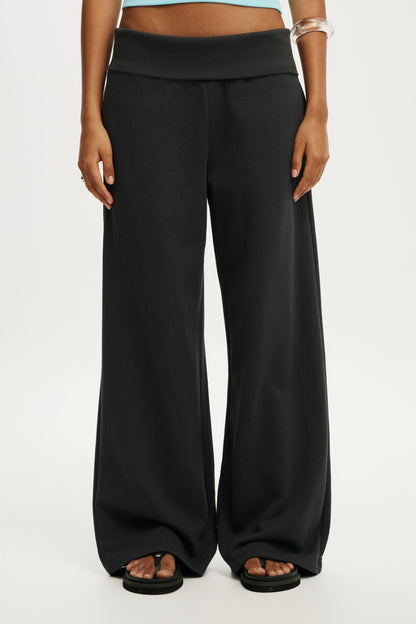 Fold Over Waistband Sweatpant