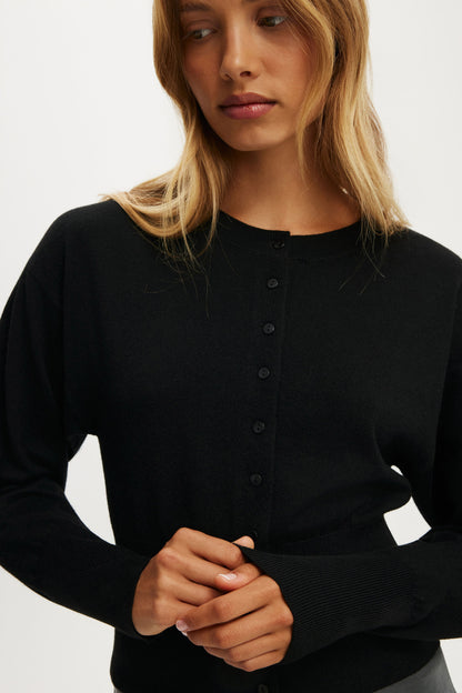 Sara Button Cardigan