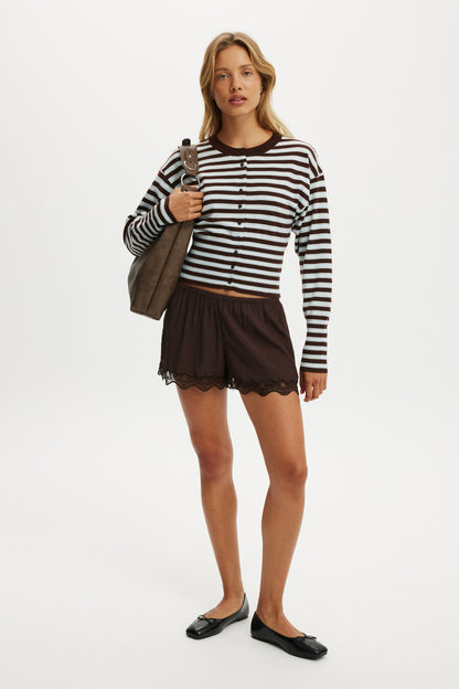 Sara Button Cardigan