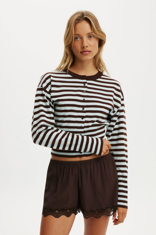 Sara Button Cardigan