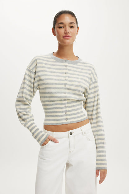 Sara Button Cardigan