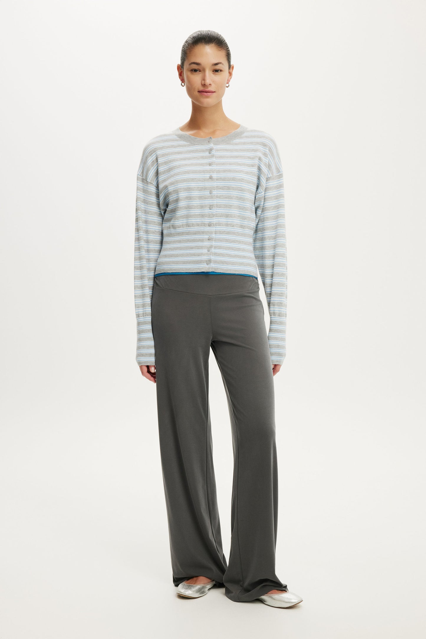 Sara Button Cardigan