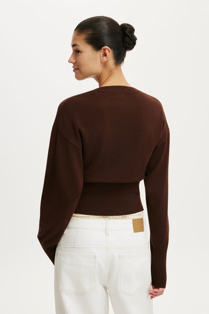 Sara Button Cardigan