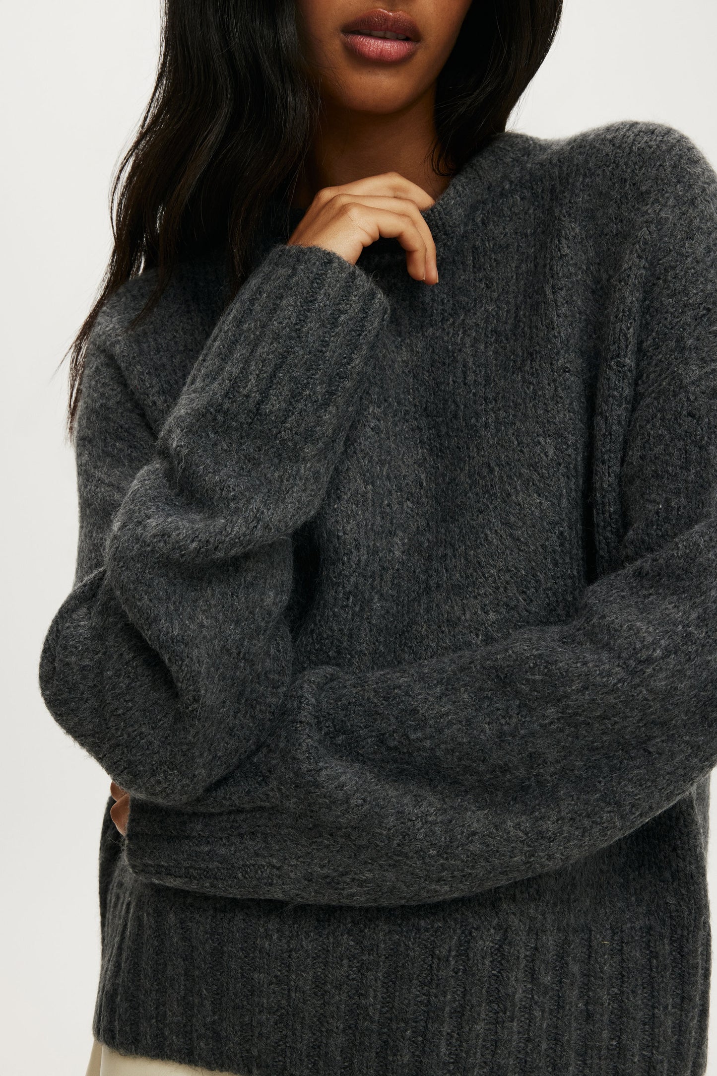 Luxe Crew Neck Sweater