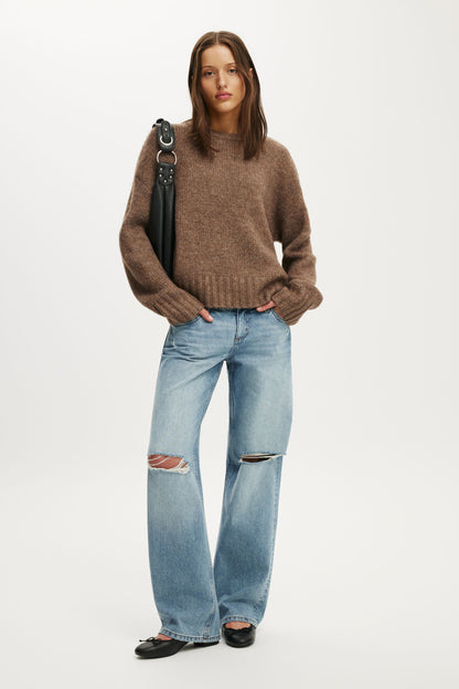 Luxe Crew Neck Sweater
