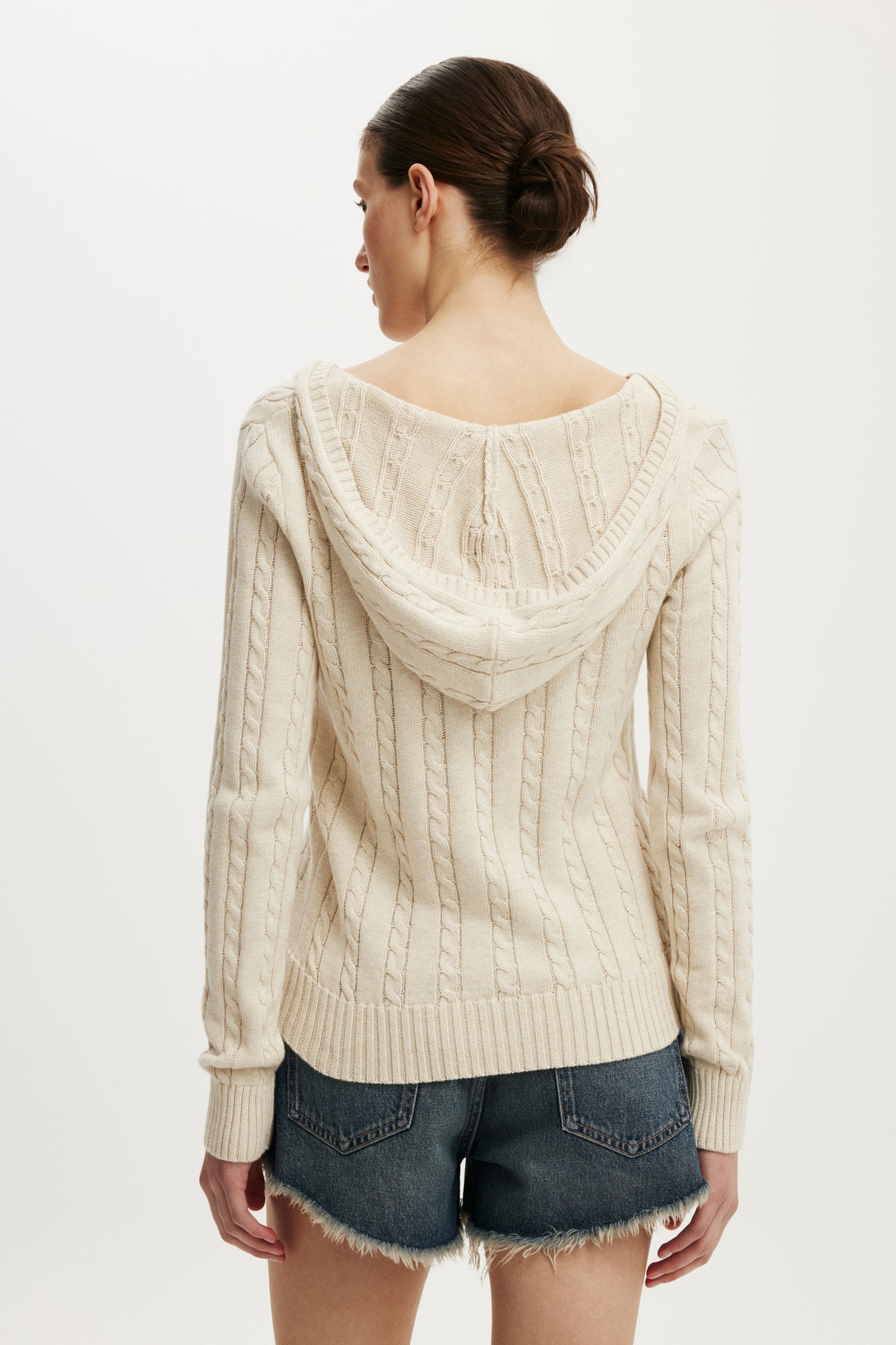 Cotton V Neck Pullover