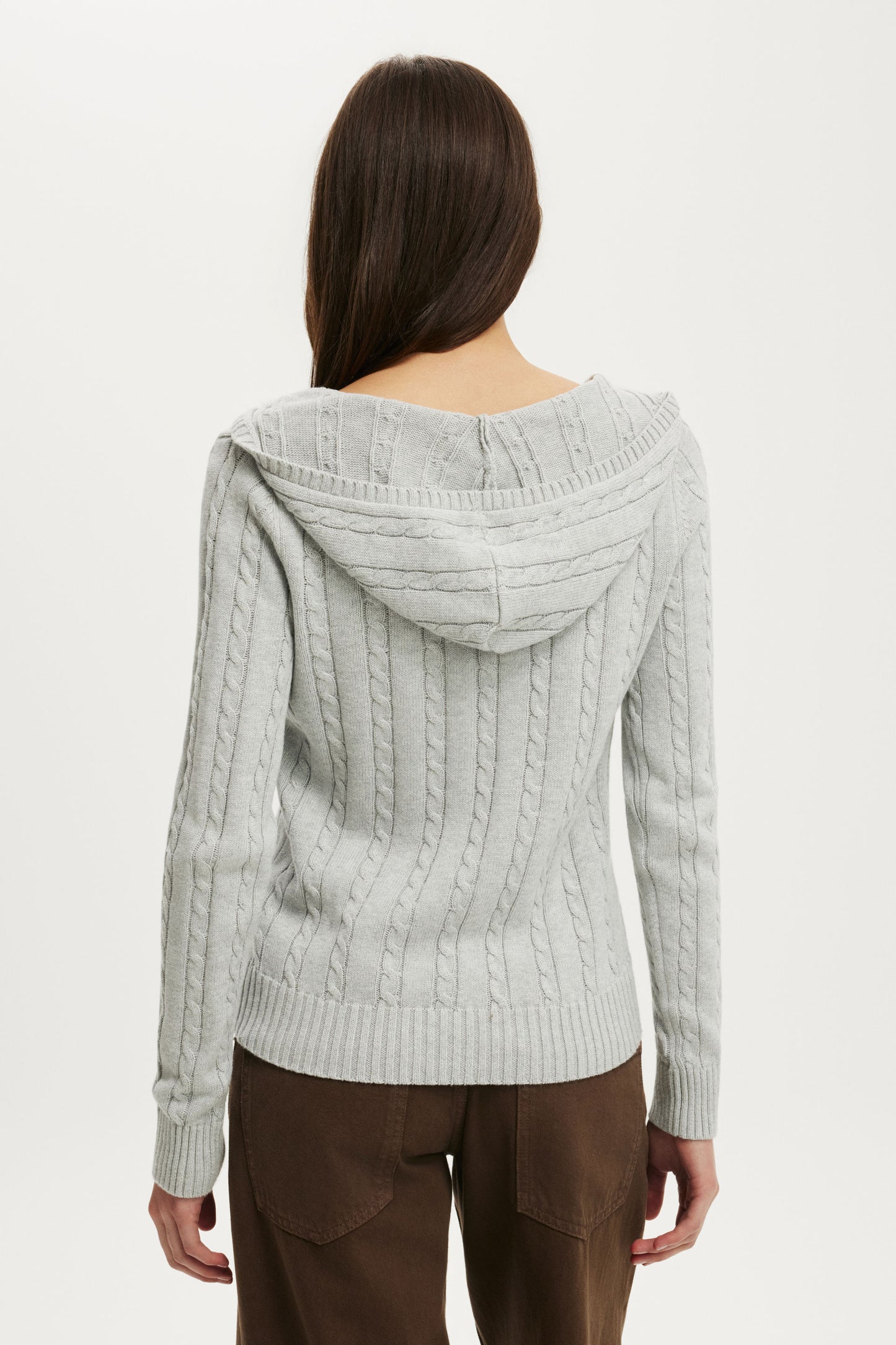 Cotton V Neck Pullover