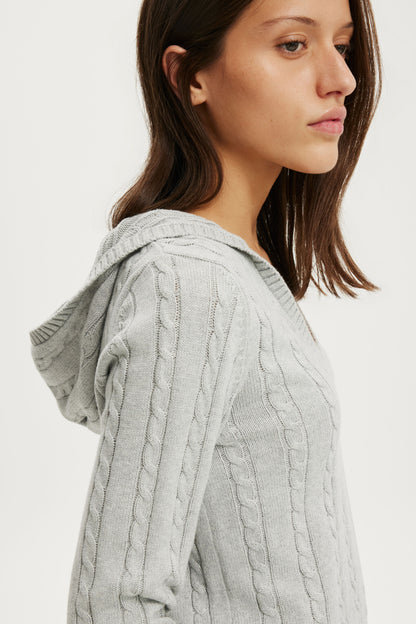 Cotton V Neck Pullover