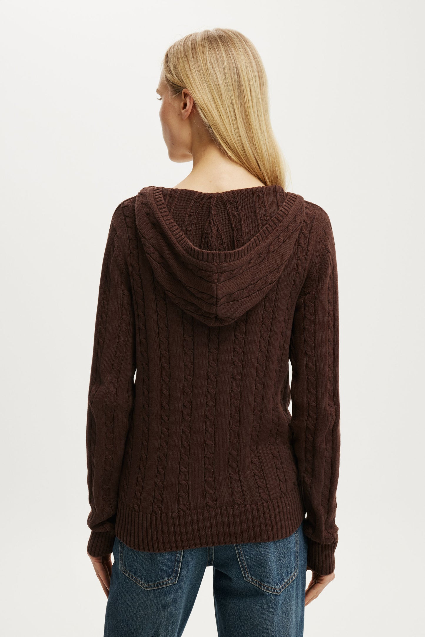 Cotton V Neck Pullover