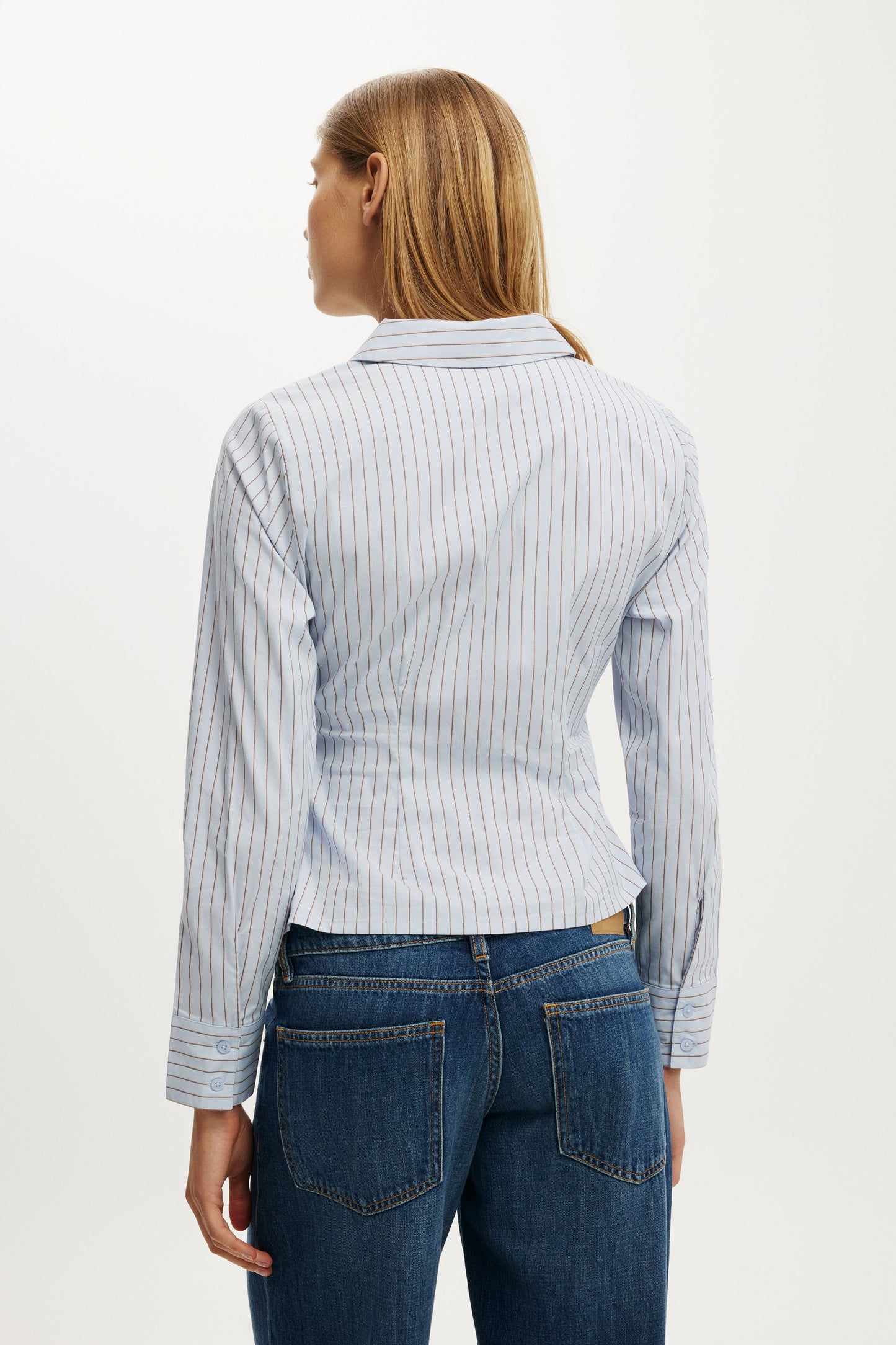 Peyton Gathered Long Sleeve Shirt