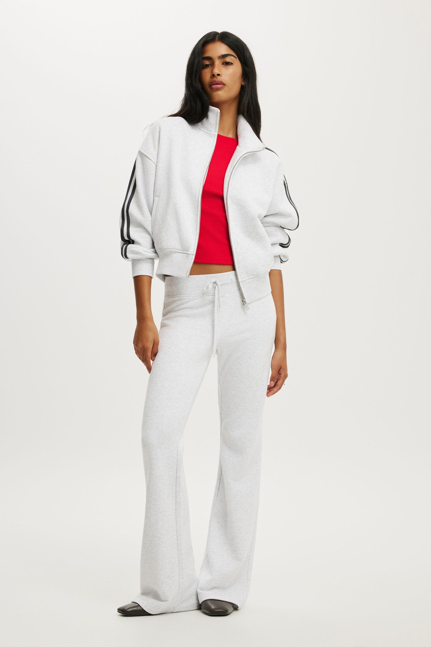 Funnel Neck Fleece Zip Through