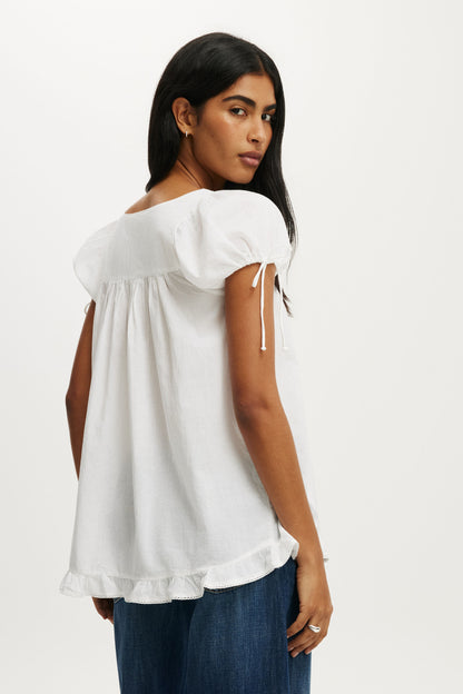 Eliza Babydoll Tunic Top