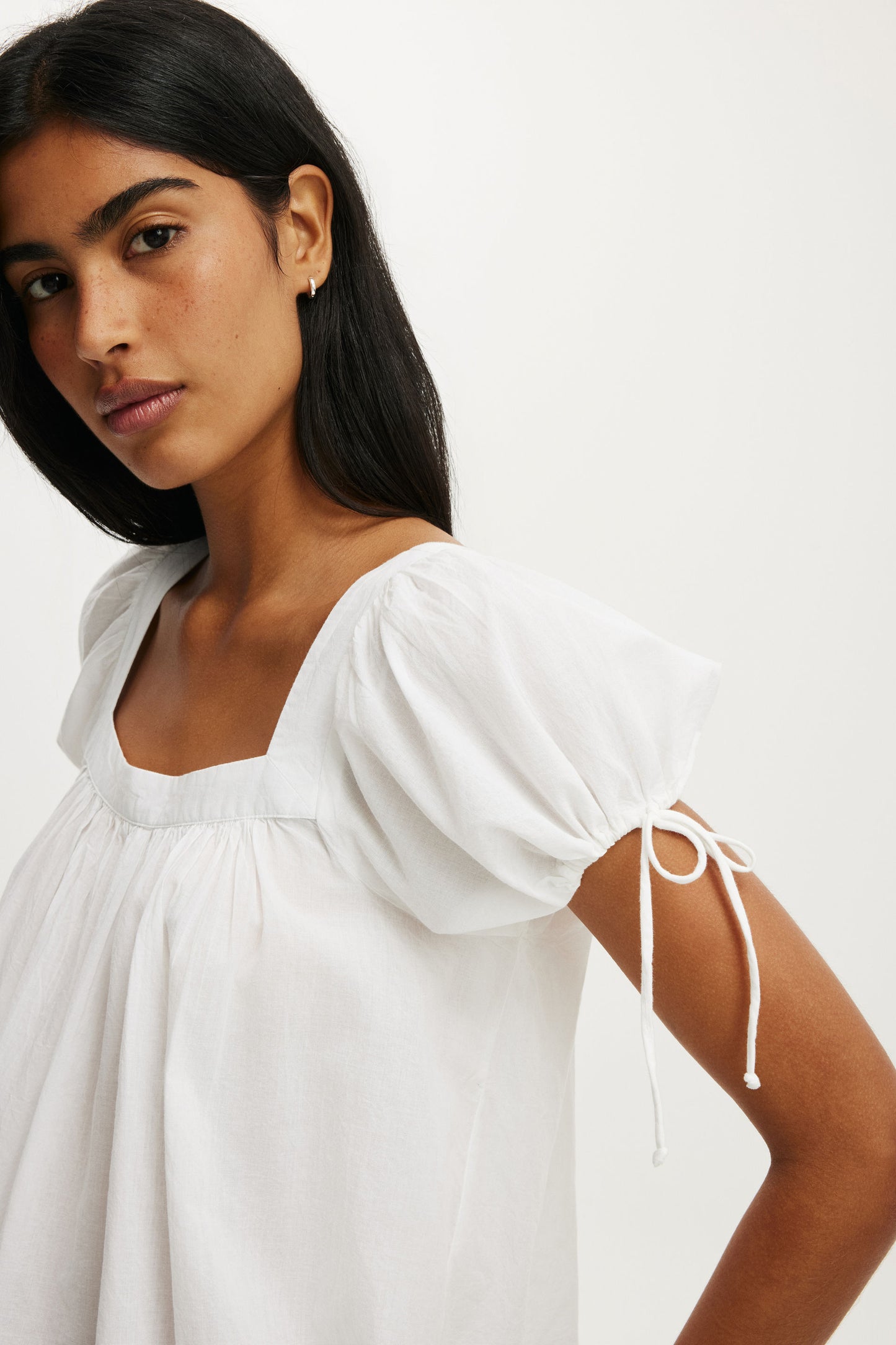 Eliza Babydoll Tunic Top