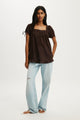 Eliza Babydoll Tunic Top