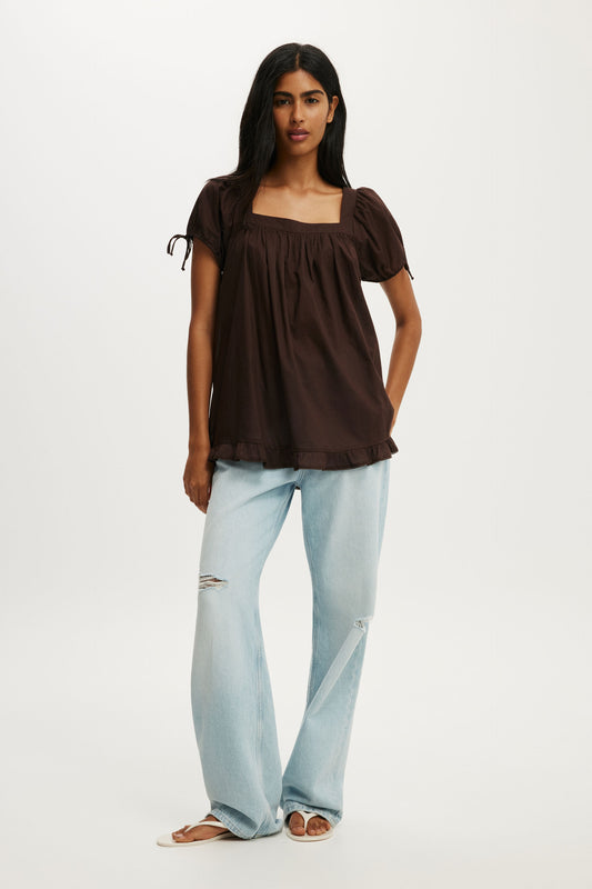 Eliza Babydoll Tunic Top