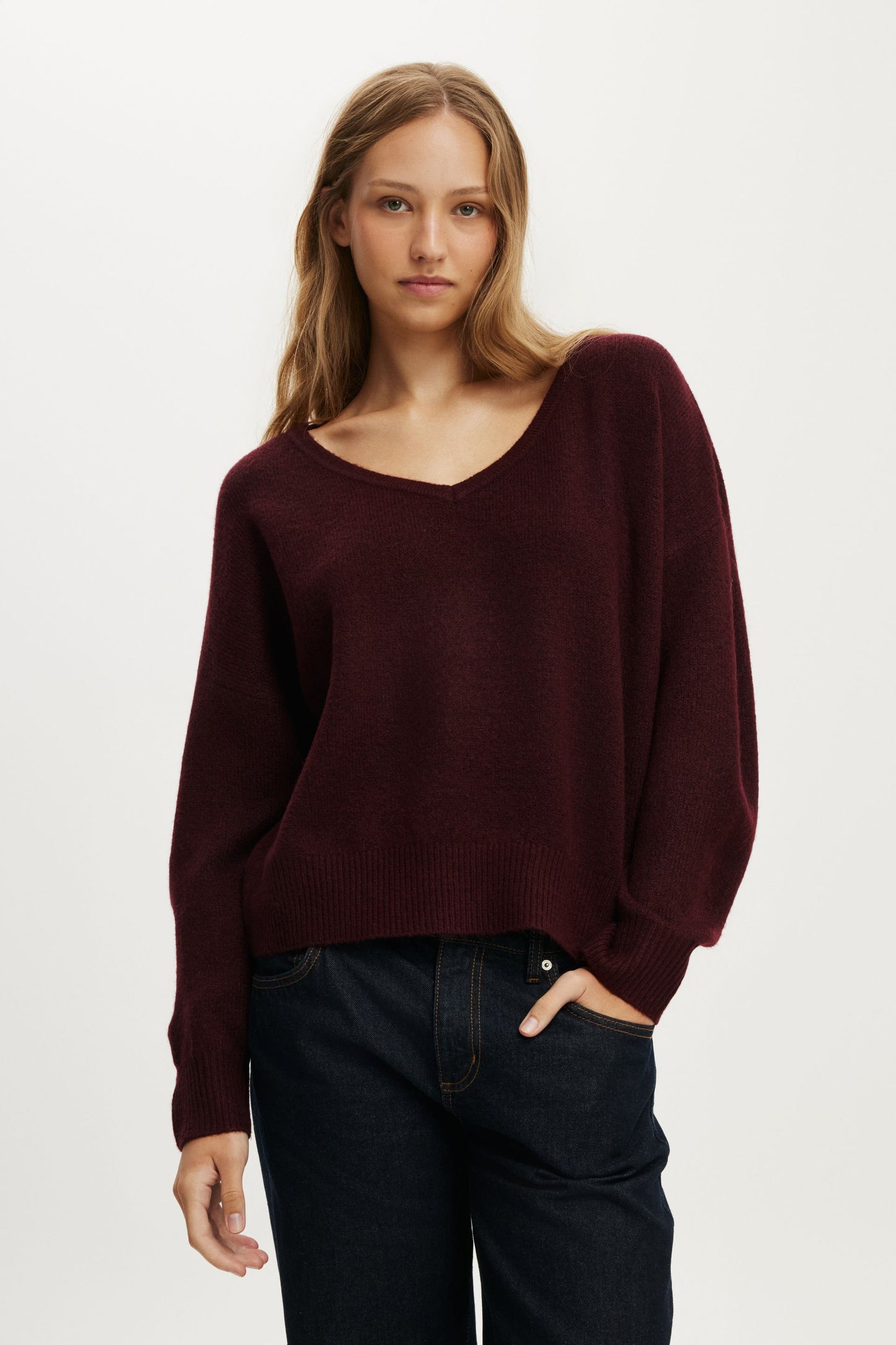 Softest Luxe  Slouchy V Knit