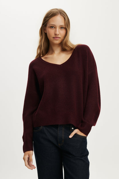 Softest Luxe  Slouchy V Knit