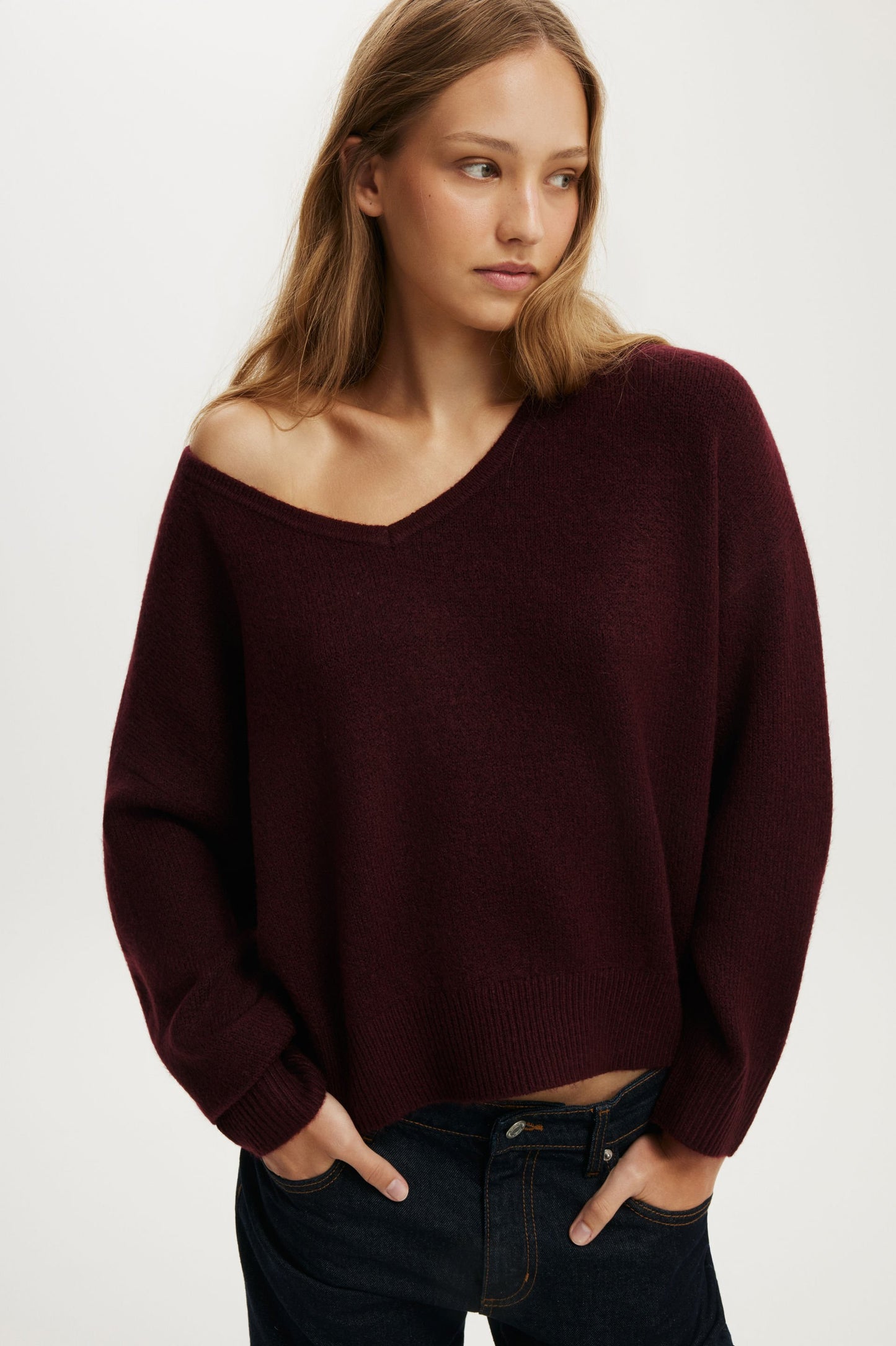 Softest Luxe  Slouchy V Knit
