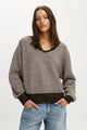Softest Luxe Slouchy V Knit