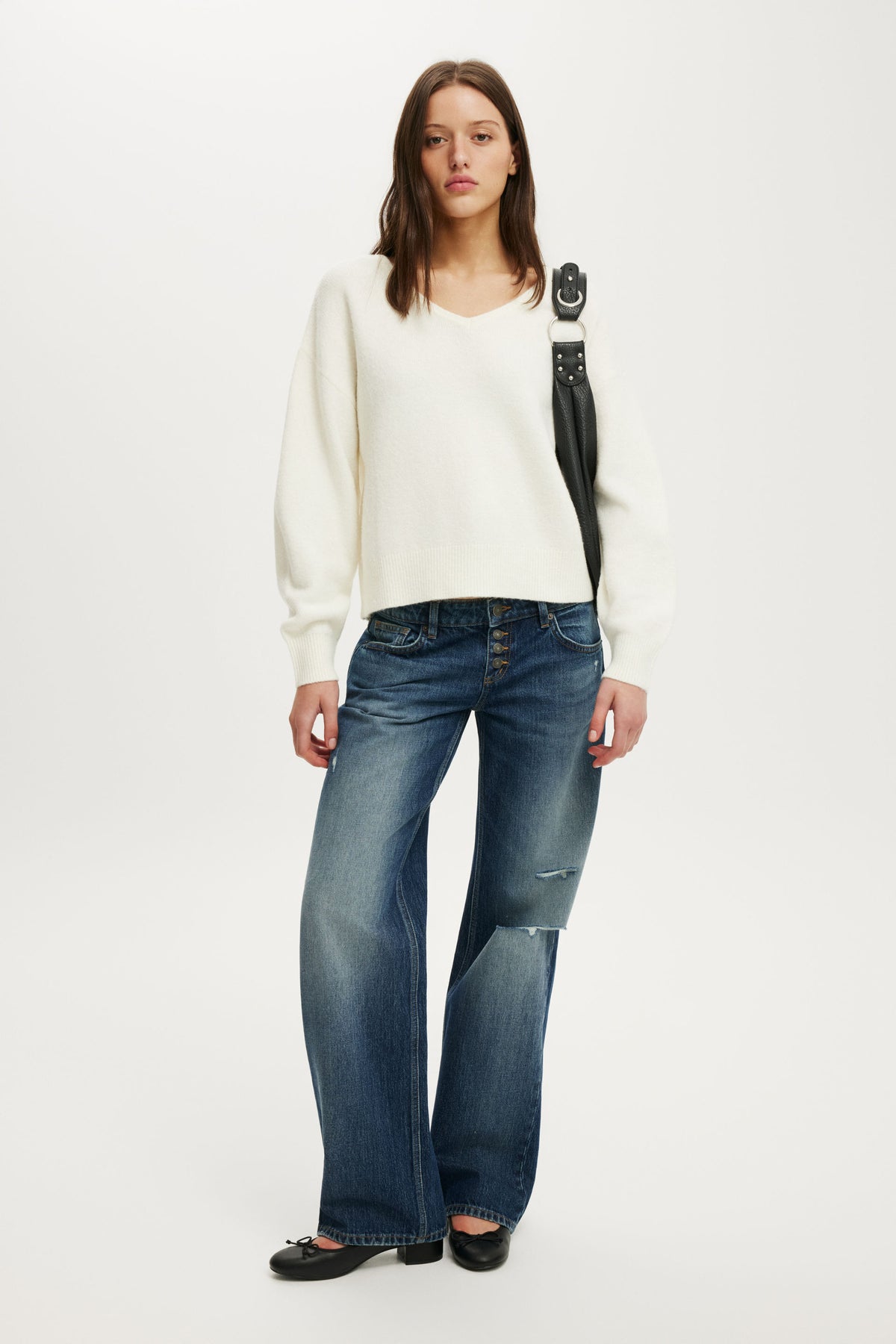Softest Luxe Slouchy V Knit