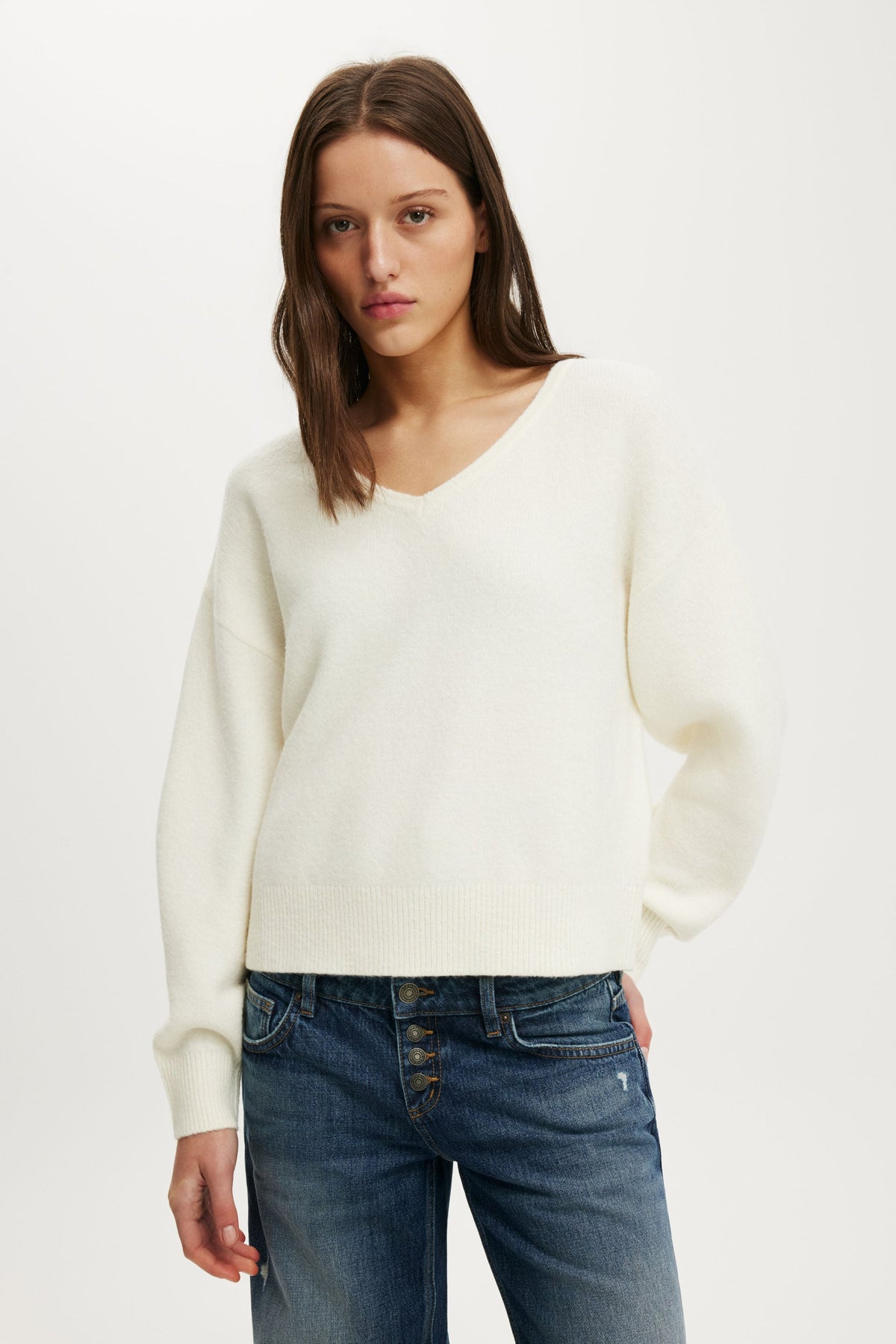 Softest Luxe Slouchy V Knit