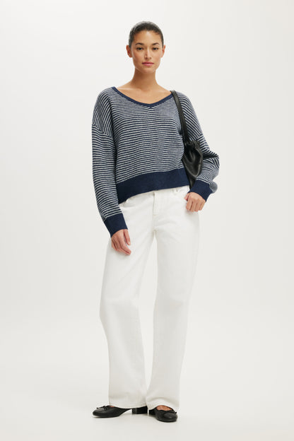 Softest Luxe Slouchy V Knit