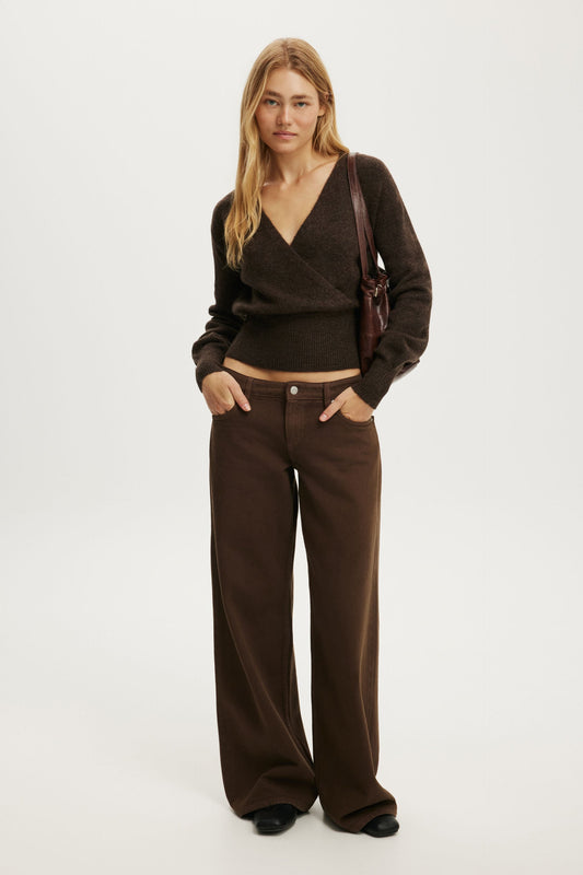 Softest Luxe Mock Wrap Knit