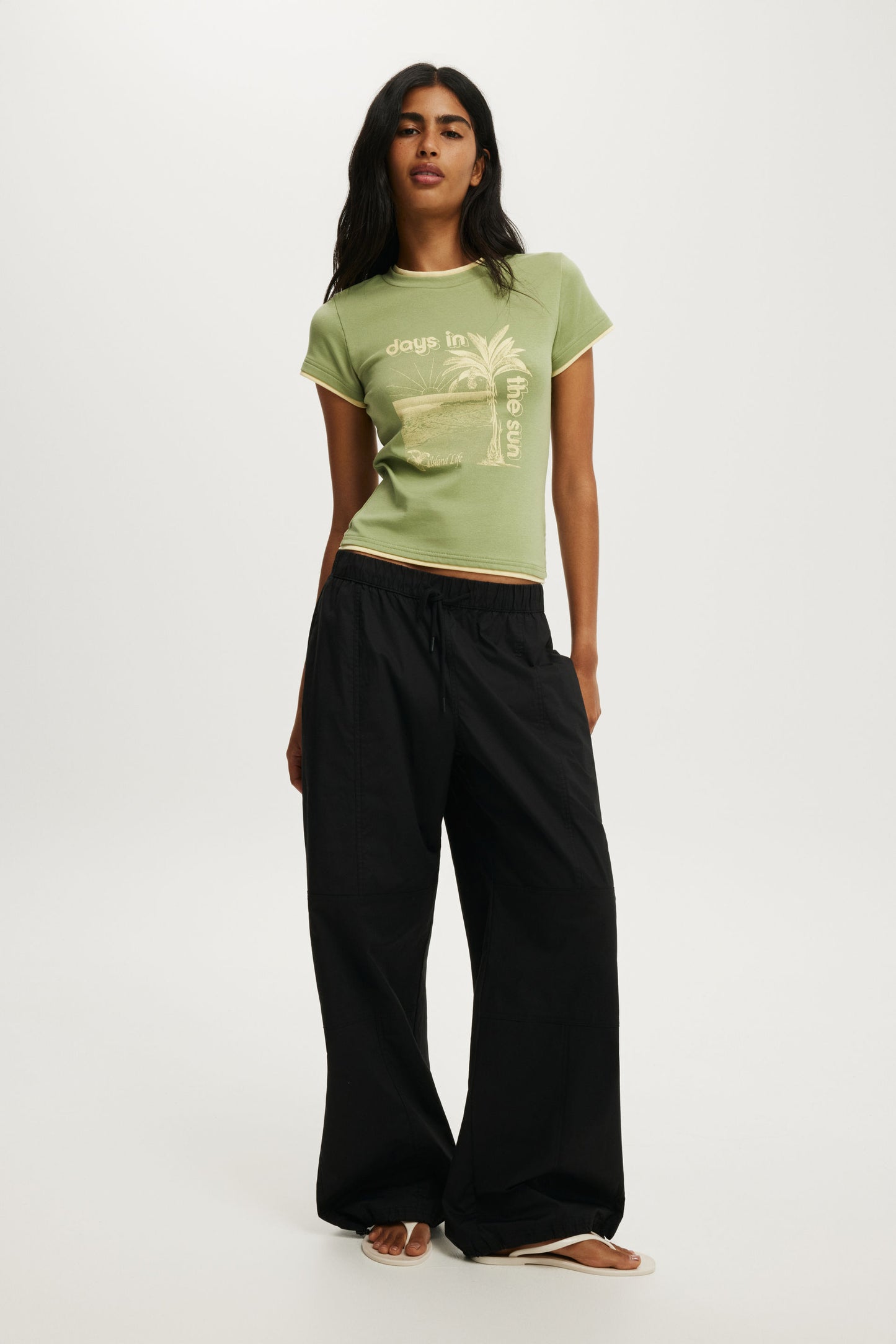 The Double Layer Tiny Graphic Tee