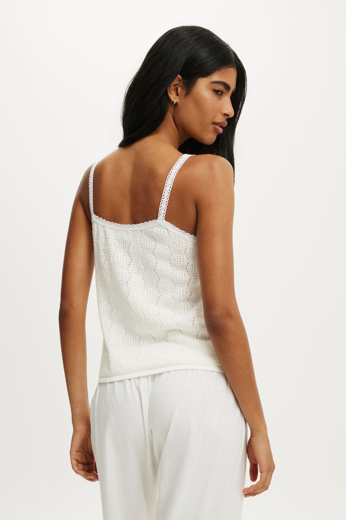 Knit Button Through Cami