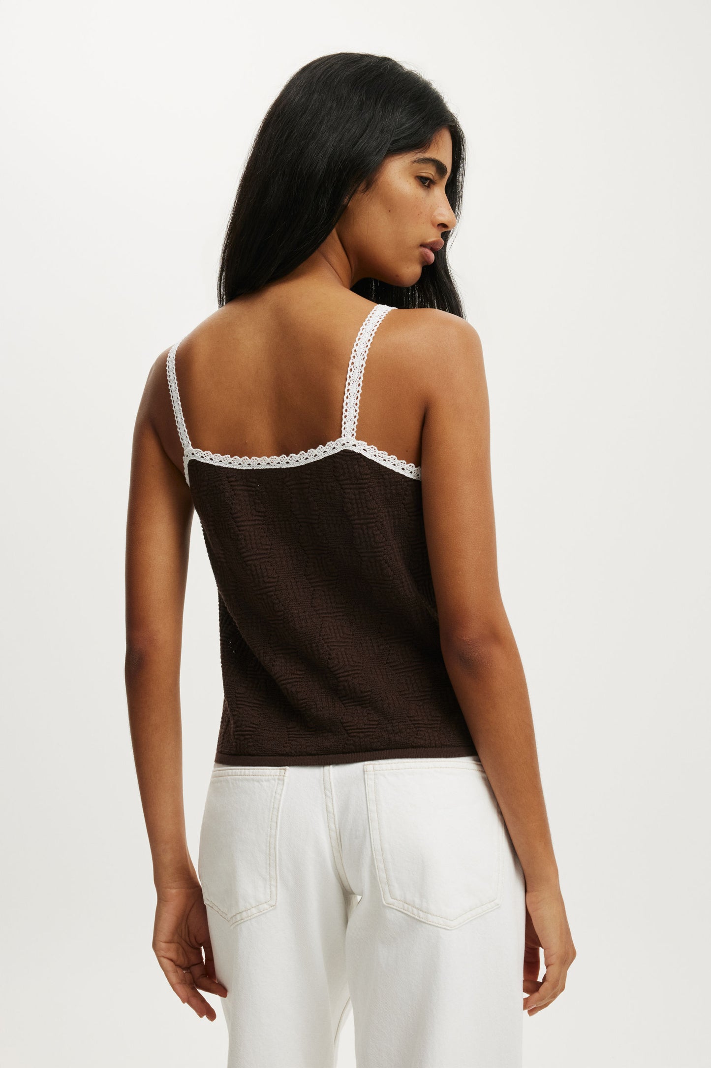 Knit Button Through Cami