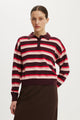 Boxy Ls Polo Knit