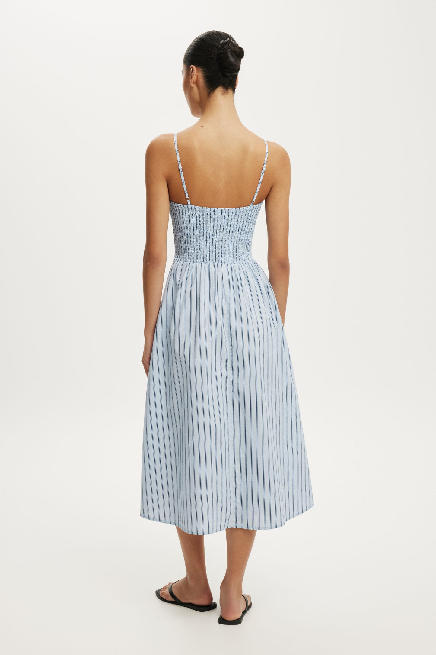 Remy Shirred Bodice Midi Dress