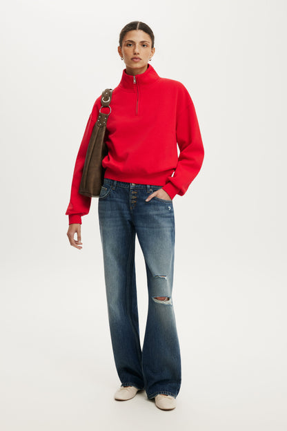 Quarter Zip Sweatshirt