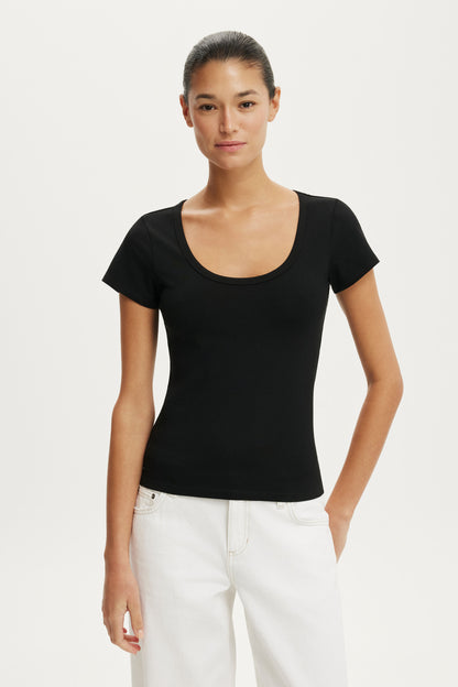 Everyday Smooth Scoop Neck Tee