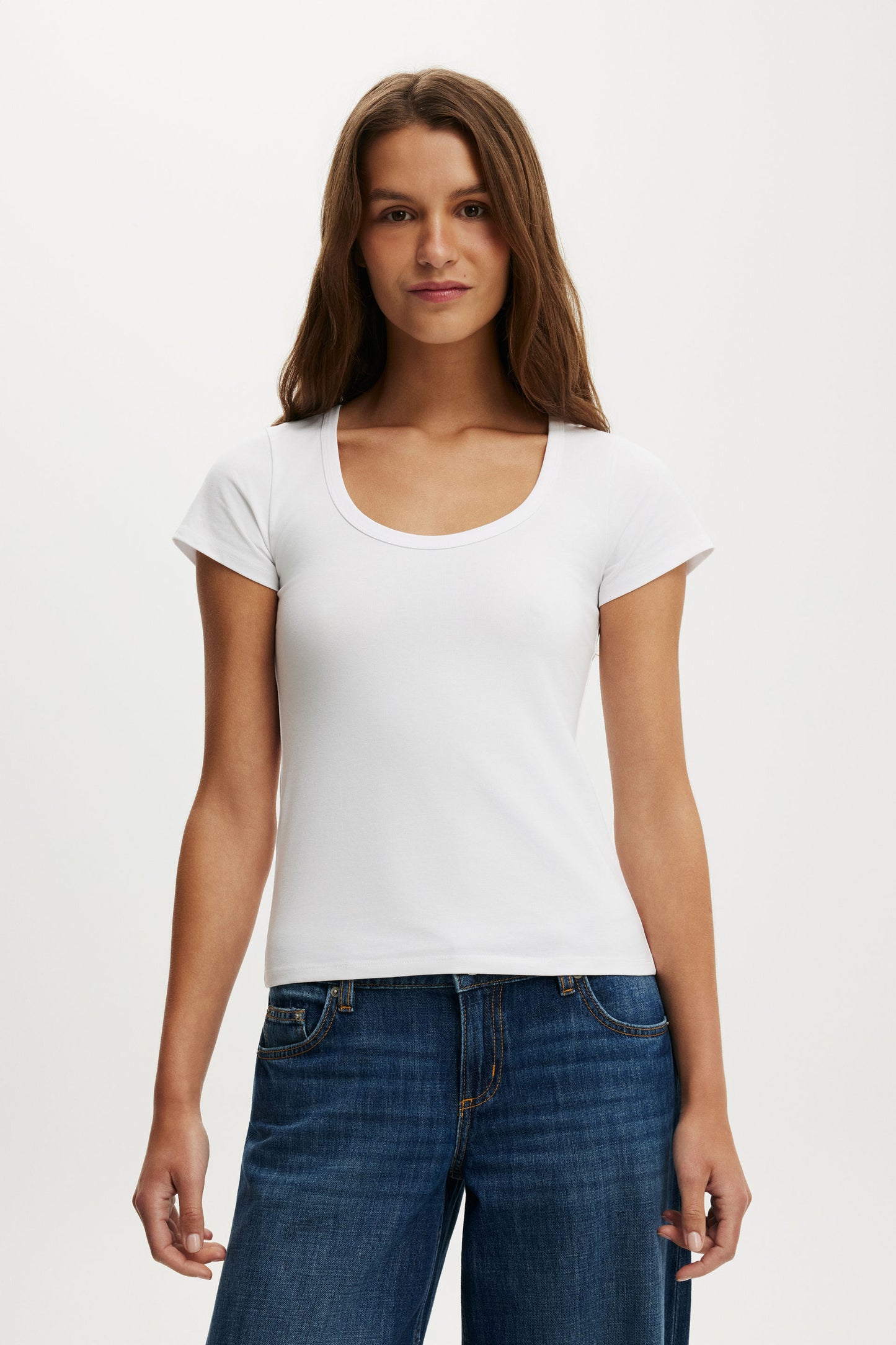 Everyday Smooth Scoop Neck Tee