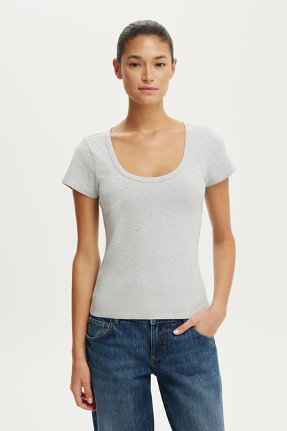 Everyday Smooth Scoop Neck Tee