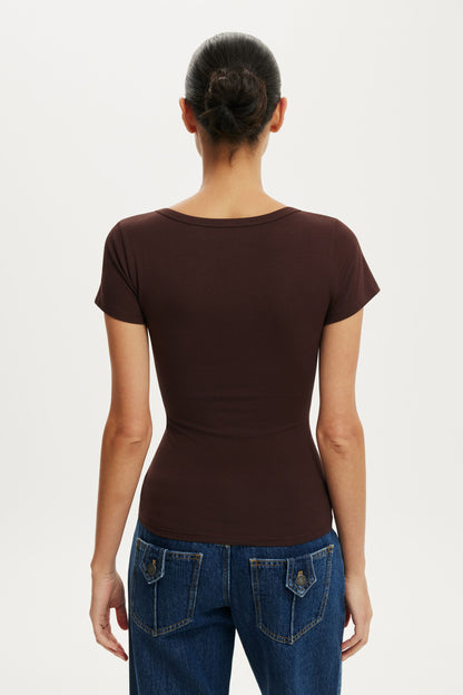 Everyday Smooth Scoop Neck Tee