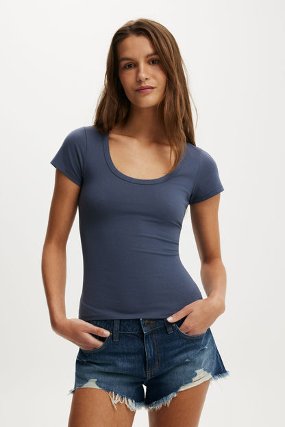 Everyday Smooth Scoop Neck Tee