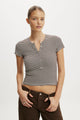 Blake Rib Henley Short Sleeve