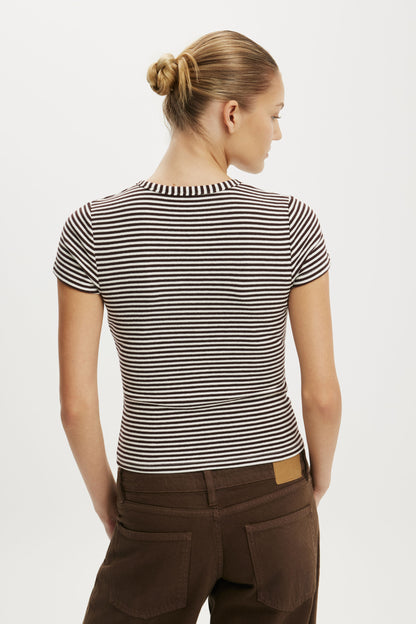 Blake Rib Henley Short Sleeve