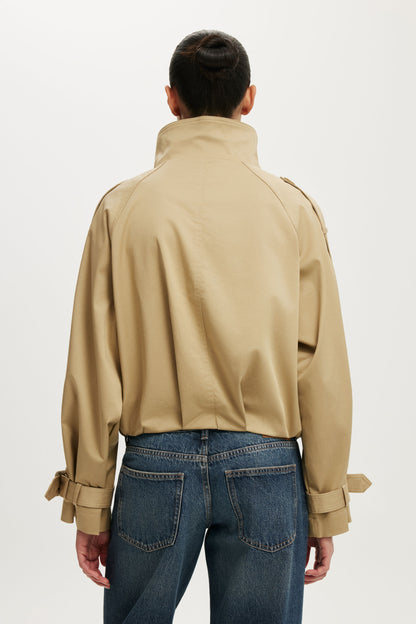 Porter Cropped Trench