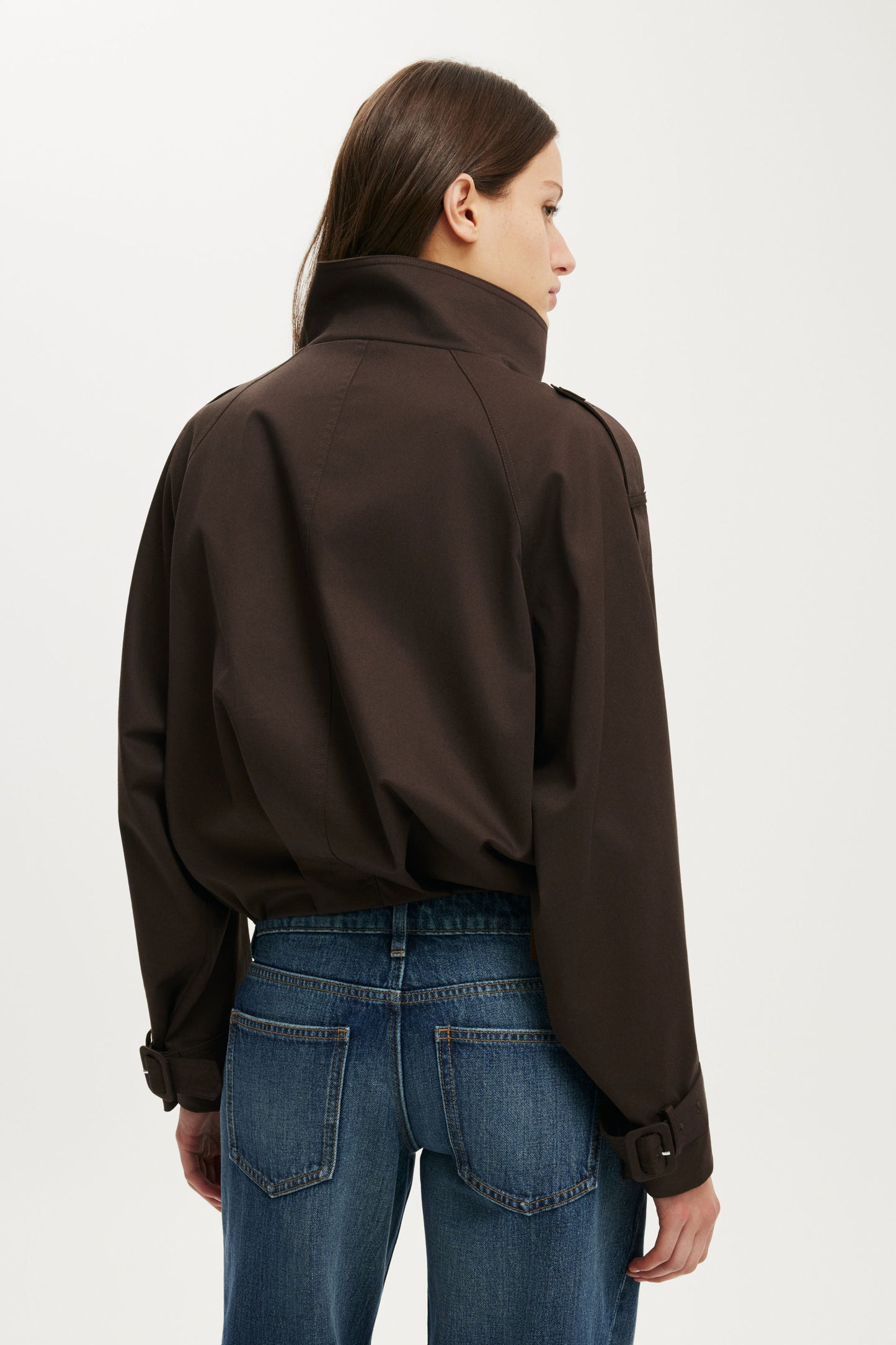 Porter Cropped Trench