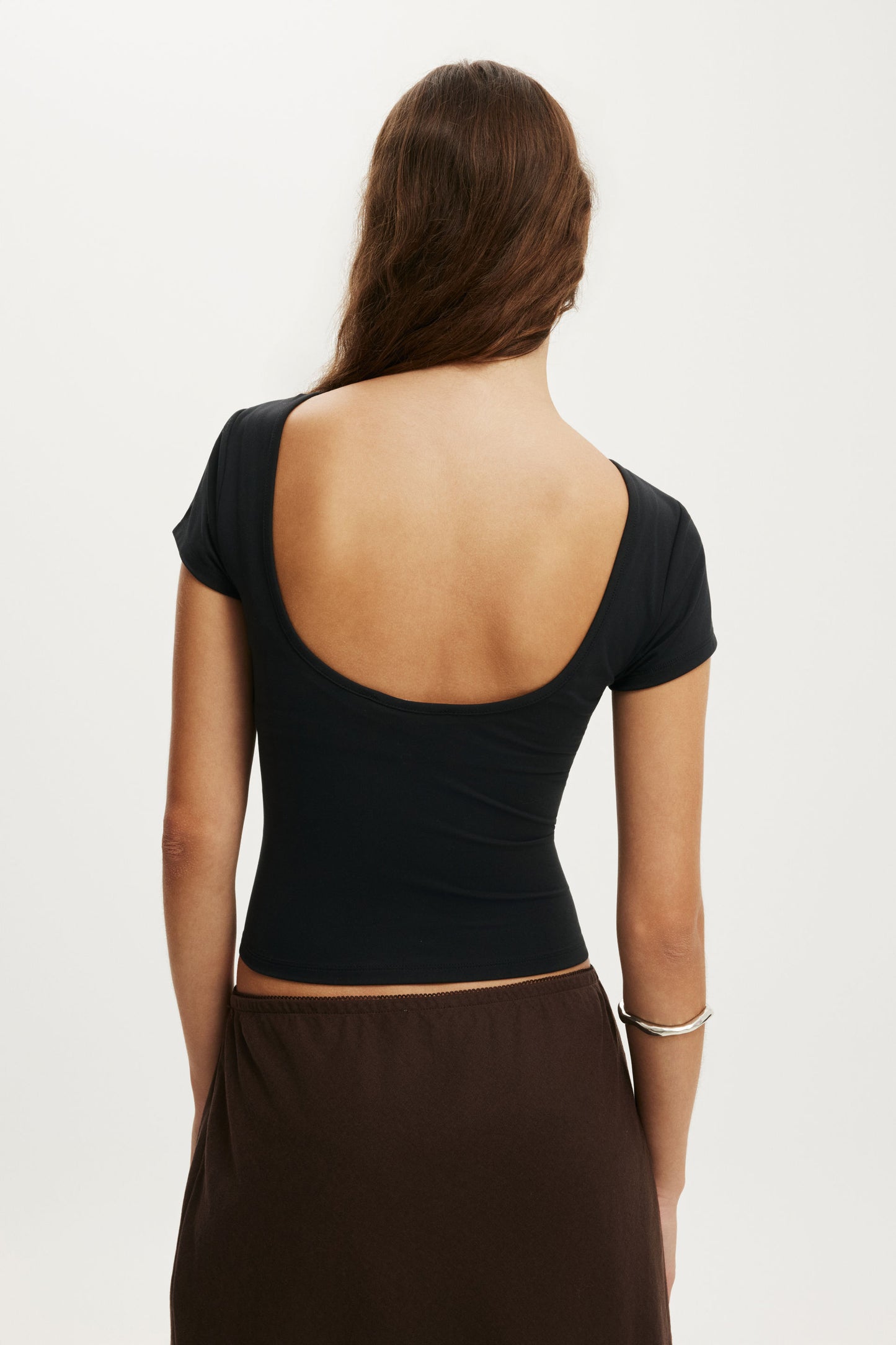 Hold Me Scoop Back Tee