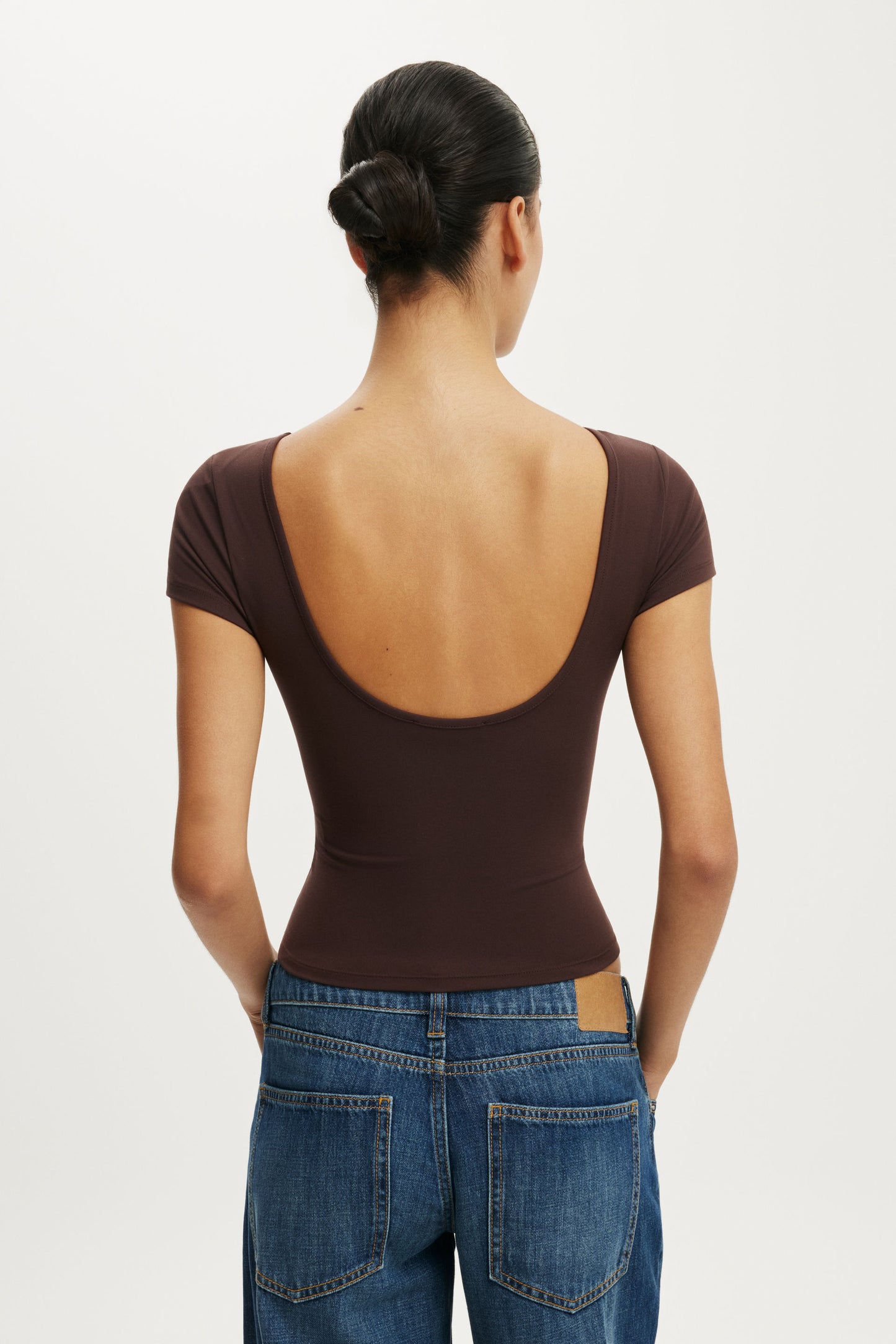 Hold Me Scoop Back Tee