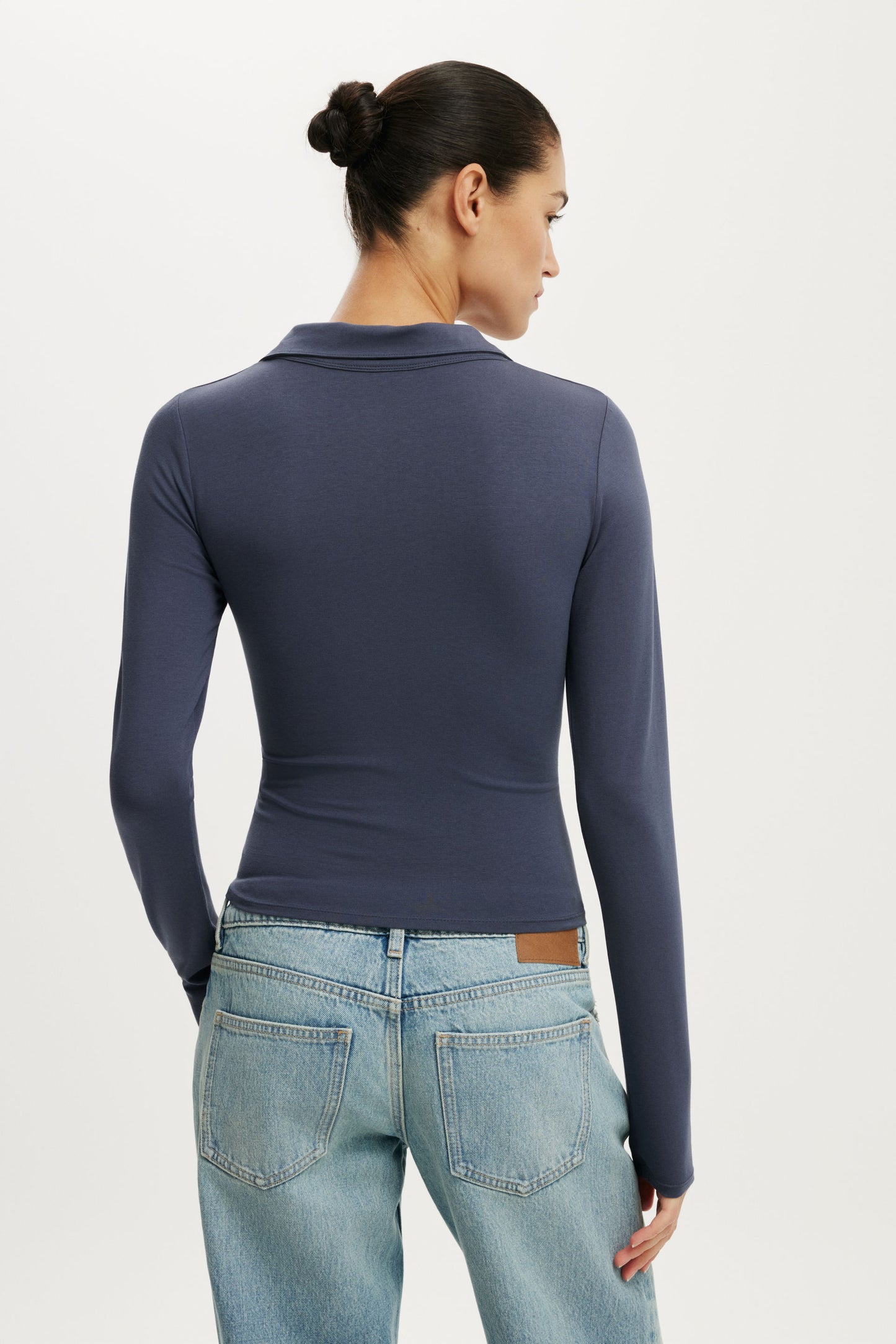 Henley Long Sleeve Polo