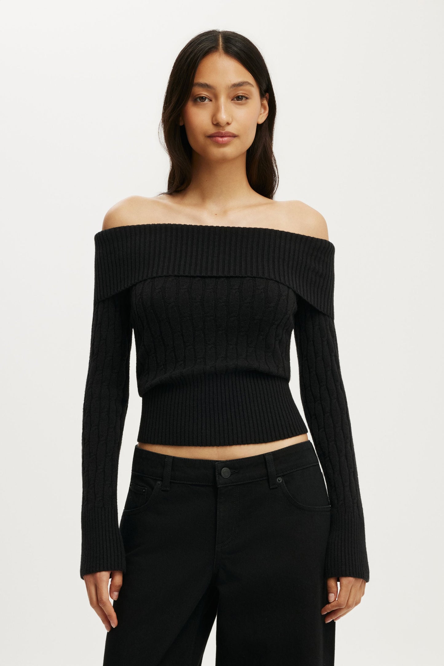 Lotus Off Shoulder Knit